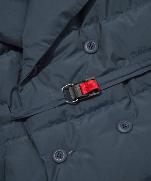 F/CE. RECYCLED DOWN OVERLAY SHAWL COLLAR COAT / エフシーイー