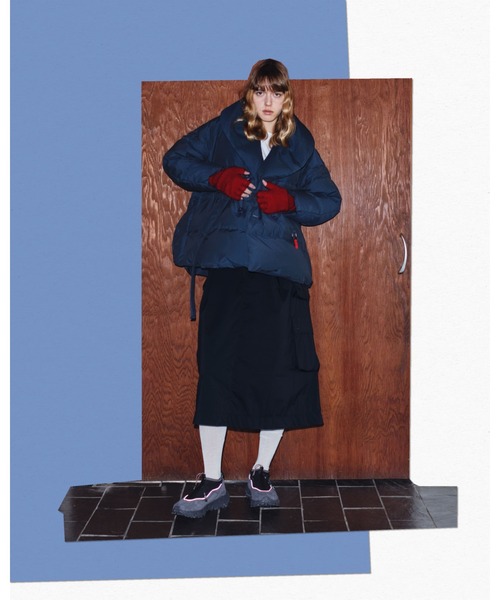 F/CE. (エフシーイー)の「F/CE. RECYCLED DOWN OVERLAY SHAWL COLLAR COAT / エフシーイー リサイクルダウンオーバーレイショールカラーコート(ダウンジャケット/コート・メンズ・ブラック/ベージュ/ネイビー・MEDIUM/SMALL)」の20枚目の写真