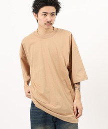 MN+LA（エムエヌエルエー）の「MN+LA Short Sleeve Tee 無地 TEE オーバーサイズTシャツ（Tシャツ/カットソー）」