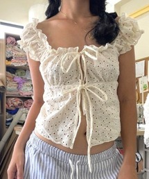 SHEENA（シーナ）の「ダブルリボンレーストップス（キャミソール・レディース）」
