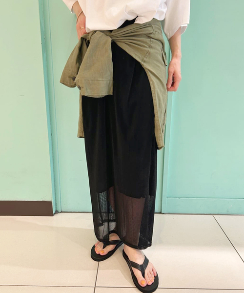 JOURNAL STANDARD(ジャーナルスタンダード)の「メッシュスカート(スカート・レディース・ブラック・FREE)」の1枚目の写真