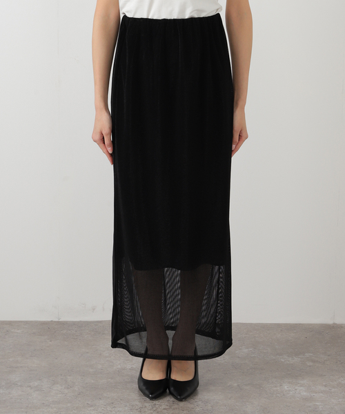 JOURNAL STANDARD(ジャーナルスタンダード)の「メッシュスカート(スカート・レディース・ブラック・FREE)」の8枚目の写真