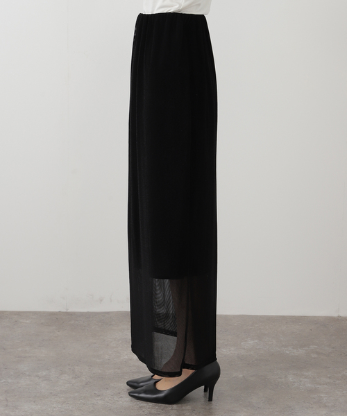 JOURNAL STANDARD(ジャーナルスタンダード)の「メッシュスカート(スカート・レディース・ブラック・FREE)」の9枚目の写真