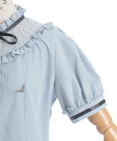 axes femme（アクシーズファム）の「クラシカル　ブラウス（シャツ/ブラウス・レディース・キナリ/ブラック/サックスブルー・FREE）」の13枚目の写真