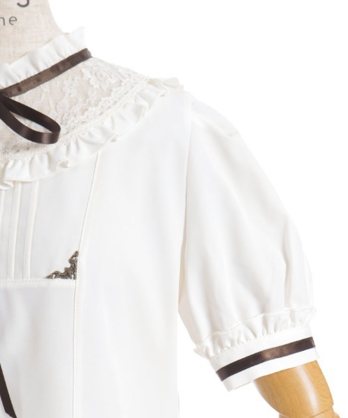 axes femme（アクシーズファム）の「クラシカル　ブラウス（シャツ/ブラウス・レディース・キナリ/ブラック/サックスブルー・FREE）」の8枚目の写真