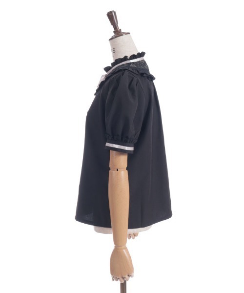 axes femme（アクシーズファム）の「クラシカル　ブラウス（シャツ/ブラウス・レディース・キナリ/ブラック/サックスブルー・FREE）」の10枚目の写真