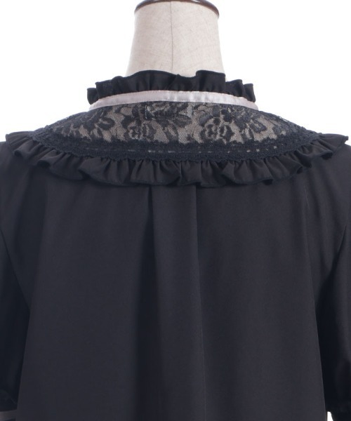 axes femme（アクシーズファム）の「クラシカル　ブラウス（シャツ/ブラウス・レディース・キナリ/ブラック/サックスブルー・FREE）」の5枚目の写真