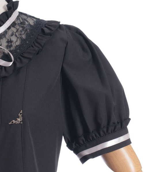 axes femme（アクシーズファム）の「クラシカル　ブラウス（シャツ/ブラウス・レディース・キナリ/ブラック/サックスブルー・FREE）」の6枚目の写真