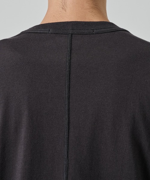 NVRFRGT（ネヴァーフォーゲット）の「【NVRFRGT】別注 PANELED LAYERD SLEEVE T-SHIRT（Tシャツ/カットソー・メンズ・ブラック/ベージュ・2/3/1）」の12枚目の写真