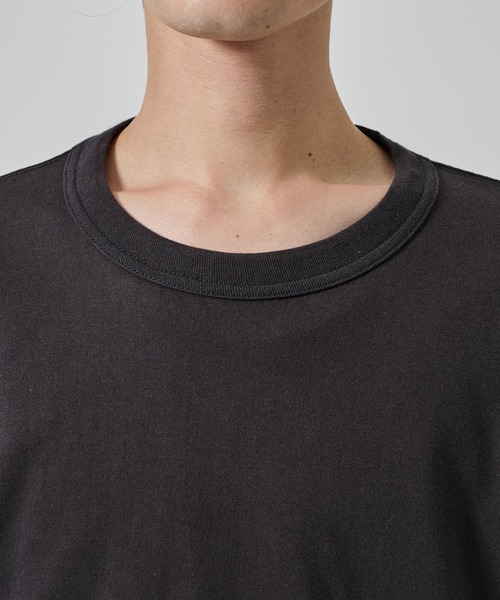 NVRFRGT（ネヴァーフォーゲット）の「【NVRFRGT】別注 PANELED LAYERD SLEEVE T-SHIRT（Tシャツ/カットソー・メンズ・ブラック/ベージュ・2/3/1）」の15枚目の写真