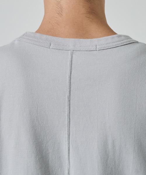 NVRFRGT（ネヴァーフォーゲット）の「【NVRFRGT】別注 PANELED LAYERD SLEEVE T-SHIRT（Tシャツ/カットソー・メンズ・ブラック/ベージュ・2/3/1）」の20枚目の写真