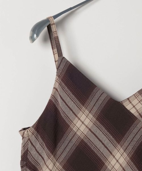 JEANASIS（ジーナシス）の「ヨウリュウチェックミニワンピース