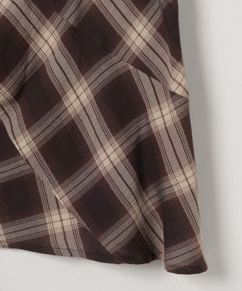 JEANASIS(ジーナシス)の「ヨウリュウチェックミニワンピース/586501(チュニック・レディース・ブラウン系その他/ブラック系その他・FREE)」の19枚目の写真