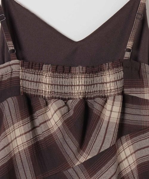 ヨウリュウチェックミニワンピース　ジーナシス　新品未使用　今季新作 JEANASIS｜ヨウリュウチェックミニワンピース | Rakuten Fashion