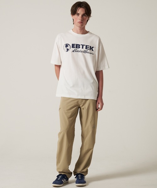 Eddie Bauer(エディーバウアー)の「EBTEK ロゴTシャツ(Tシャツ/カットソー・メンズ・ホワイト/ブラック/オレンジ/グリーン・XL/L/M/S)」の9枚目の写真