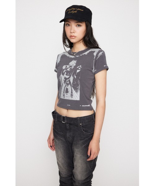 LAGUA GEM(ラグアジェム)の「VINTAGE LIKE MINI Tシャツ(Tシャツ/カットソー・レディース・カーキ/ブラウン/チャコールグレー・FREE)」の20枚目の写真