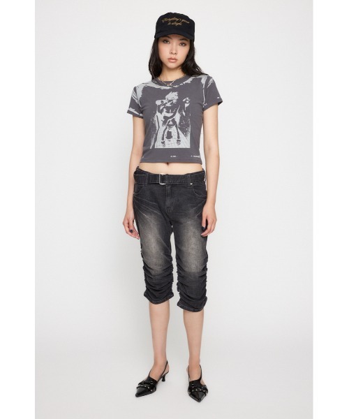 LAGUA GEM(ラグアジェム)の「VINTAGE LIKE MINI Tシャツ(Tシャツ/カットソー・レディース・カーキ/ブラウン/チャコールグレー・FREE)」の21枚目の写真