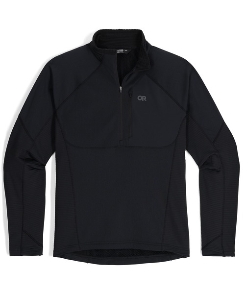 OUTDOOR RESEARCH(アウトドアリサーチ)の「OUTDOOR RESEARCH/アウトドアリサーチ Deviator Fleece Half Zip/デビエイターフリースハーフジップ(その他トップス・メンズ・ブラック・MEDIUM/LARGE)」の5枚目の写真