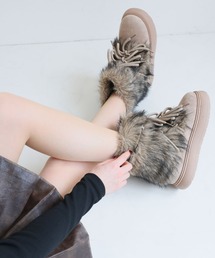 ブーツ（ベージュ系・ムートン・ボア）ファッション通販 - ZOZOTOWN