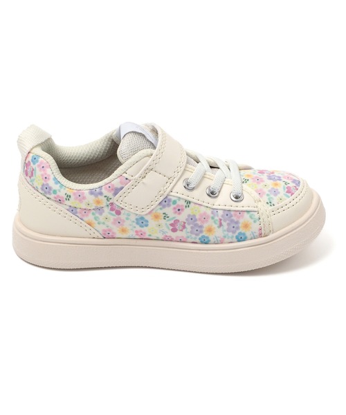 IFME（イフミー）の「KIDS｜ifme CALIN 花柄プリントスニーカー（スニーカー・キッズ・ホワイト/パープル/ピンク・16.5cm/17.5cm/18.5cm/15.5cm/20.5cm/19.5cm/16.0cm/17.0cm/18.0cm/19.0cm/20.0cm/21.0cm/15.0cm）」の7枚目の写真