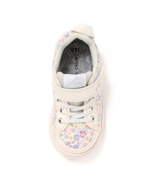 IFME（イフミー）の「KIDS｜ifme CALIN 花柄プリントスニーカー（スニーカー・キッズ・ホワイト/パープル/ピンク・16.5cm/17.5cm/18.5cm/15.5cm/20.5cm/19.5cm/16.0cm/17.0cm/18.0cm/19.0cm/20.0cm/21.0cm/15.0cm）」の8枚目の写真
