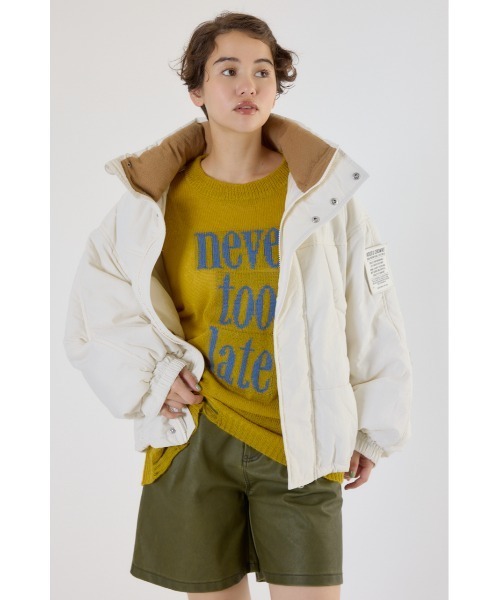 RODEO CROWNS WIDE BOWL(ロデオクラウンズワイドボウル)の「ショートモンスターコート(その他アウター・レディース・ブラック/アイボリー/カーキ/ブラウン・FREE)」の17枚目の写真