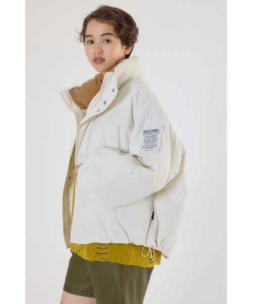 RODEO CROWNS WIDE BOWL(ロデオクラウンズワイドボウル)の「ショートモンスターコート(その他アウター・レディース・ブラック/アイボリー/カーキ/ブラウン・FREE)」の18枚目の写真