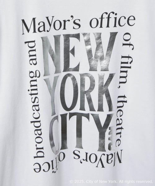 NANO universe(ナノユニバース)の「別注GOOD ROCK SPEED NYC シルバー箔プリントTシャツ(Tシャツ/カットソー・メンズ・ホワイト・L/M)」の11枚目の写真