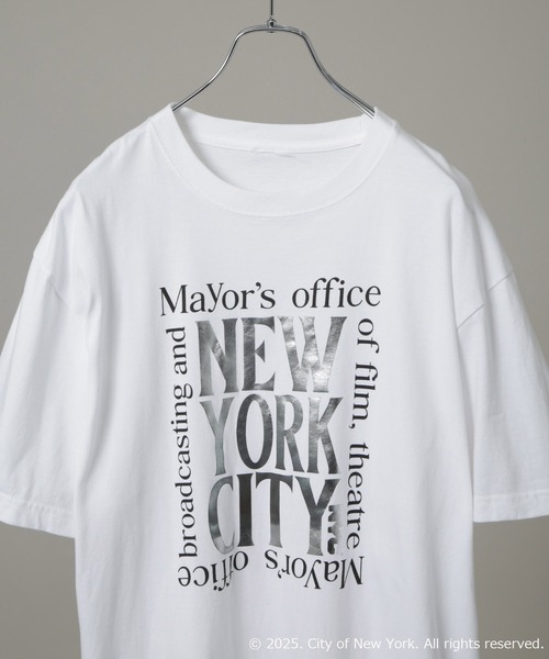 NANO universe(ナノユニバース)の「別注GOOD ROCK SPEED NYC シルバー箔プリントTシャツ(Tシャツ/カットソー・メンズ・ホワイト・L/M)」の14枚目の写真
