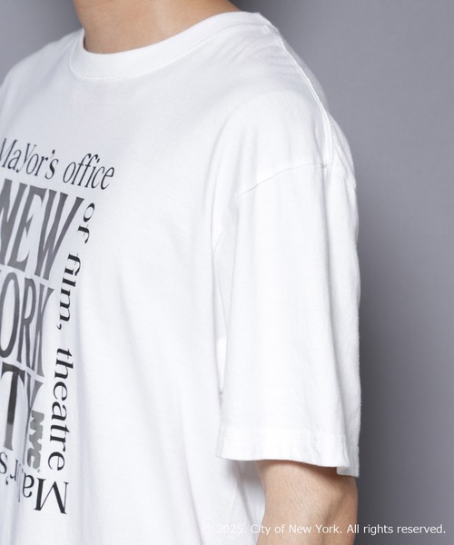 NANO universe(ナノユニバース)の「別注GOOD ROCK SPEED NYC シルバー箔プリントTシャツ(Tシャツ/カットソー・メンズ・ホワイト・L/M)」の18枚目の写真