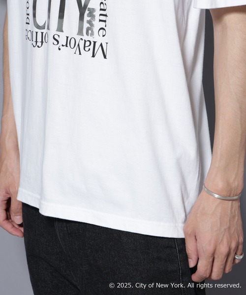 NANO universe(ナノユニバース)の「別注GOOD ROCK SPEED NYC シルバー箔プリントTシャツ(Tシャツ/カットソー・メンズ・ホワイト・L/M)」の17枚目の写真
