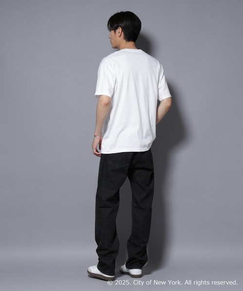 NANO universe(ナノユニバース)の「別注GOOD ROCK SPEED NYC シルバー箔プリントTシャツ(Tシャツ/カットソー・メンズ・ホワイト・L/M)」の3枚目の写真