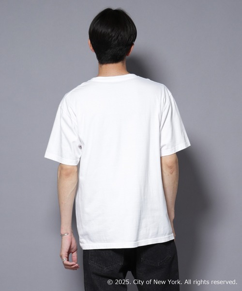 NANO universe(ナノユニバース)の「別注GOOD ROCK SPEED NYC シルバー箔プリントTシャツ(Tシャツ/カットソー・メンズ・ホワイト・L/M)」の7枚目の写真