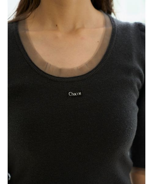 SNIDEL(スナイデル)の「【Chacott】リブニットプルオーバー(ニット/セーター・レディース・ホワイト/ピンク/ダークグレー・F)」の19枚目の写真