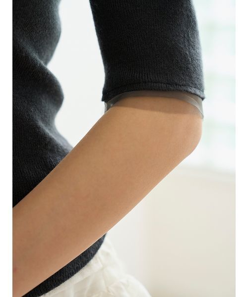 SNIDEL(スナイデル)の「【Chacott】リブニットプルオーバー(ニット/セーター・レディース・ホワイト/ピンク/ダークグレー・F)」の22枚目の写真