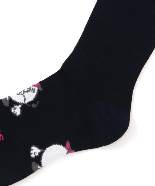 PEARLY GATES（パーリーゲイツ）の「【PEARLY GATES】BALLくん＆2ラインハイソックス (LADIES)（ソックス/靴下・レディース・グレー/ネイビー/ホワイト・FREE）」の5枚目の写真