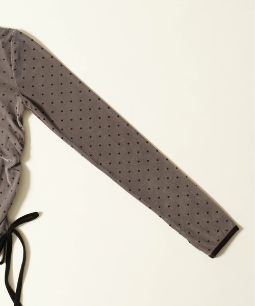 PHILLY（フィリー）の「ドットベロアトップス（Tシャツ/カットソー・レディース・グレー/ブラック・FREE）」の13枚目の写真