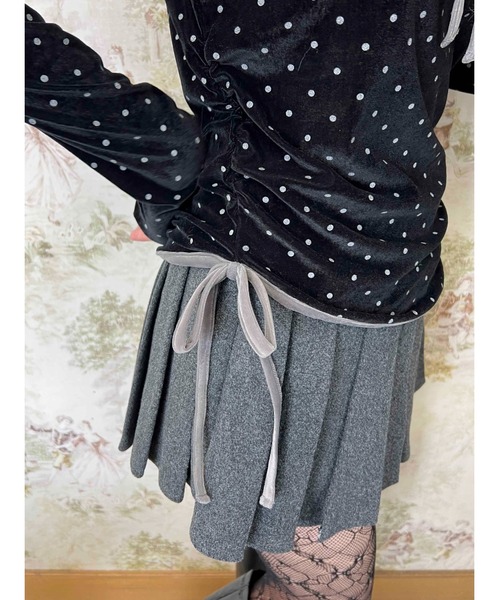 PHILLY（フィリー）の「ドットベロアトップス（Tシャツ/カットソー・レディース・グレー/ブラック・FREE）」の18枚目の写真