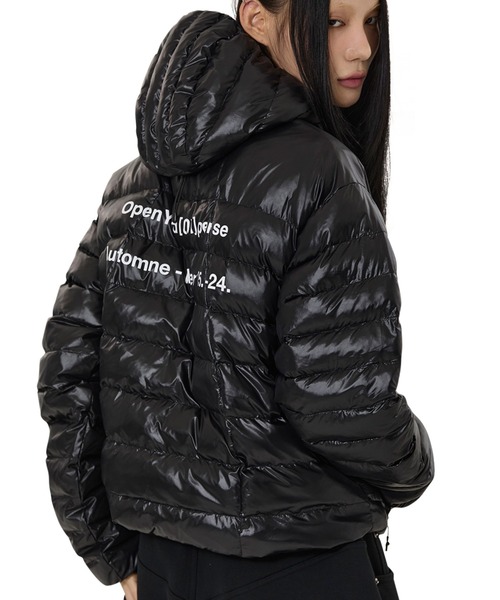 セール】『OY/オーワイ』CURVED ZIPPER LIGHTWEIGHT PUFFER JACKET