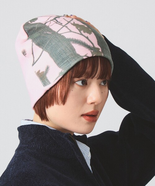 ２個セット 未使用 ピンク リアルツリー シングル ビーニー キャップ セール】リアル ツリー カモ ニット帽（ニットキャップ/ビーニー