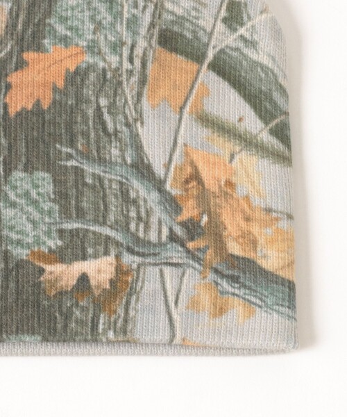 Ray BEAMS（レイビームス）の「リアル ツリー カモ ニット帽（ニットキャップ/ビーニー・レディース・グレー/ピンク・ONE SIZE）」の10枚目の写真