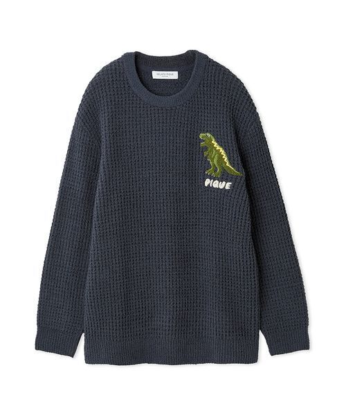 HOMME】ワッフルダイナソープルオーバー（ルームウェア/パジャマ