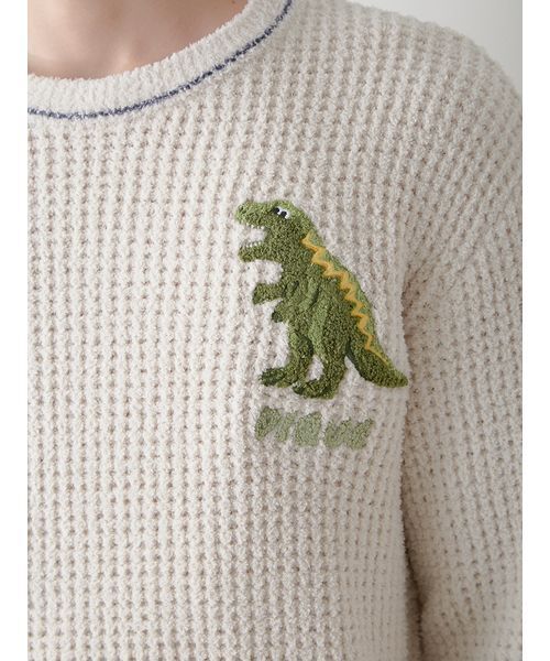 HOMME】ワッフルダイナソープルオーバー（ルームウェア/パジャマ