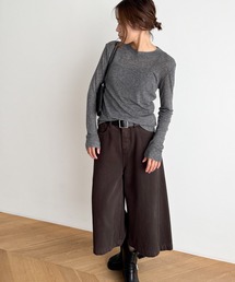 CANAL JEAN（キャナルジーン）の「El mar　リヨセルウールシアーロンT（Tシャツ/カットソー・レディース）」