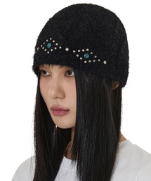 OY（オーワイ）の「『OY/オーワイ』HAIRY STUD BEANIE/ヘアリー スタッズ ビーニー（ニットキャップ/ビーニー）」