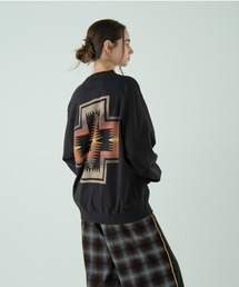 バックプリント スウェット