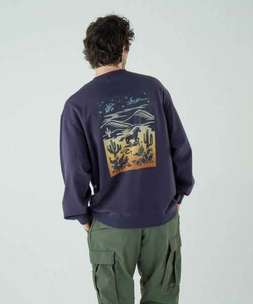 PENDLETON(ペンドルトン)の「バックプリント スウェット(スウェット・メンズ・ブラック系その他/ライトグレー/アイボリー/ブルー系その他2/グレー系その他・X-LARGE/SMALL/MEDIUM/LARGE)」の5枚目の写真