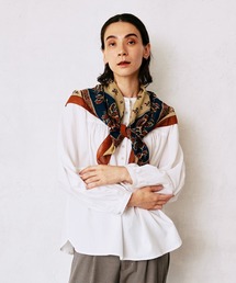 LA MARINE FRANCAISE | サッカースタンドギャザーブラウス(シャツ/ブラウス)