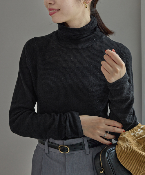 SLOBE IENA（スローブイエナ）の「スイビリブタートルネックプル