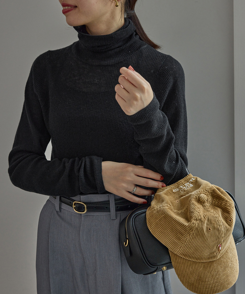 SLOBE IENA（スローブイエナ）の「スイビリブタートルネックプル